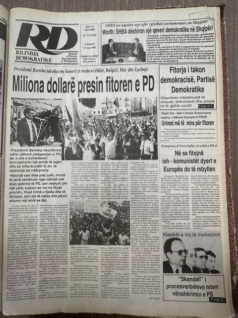 Rilindja Demokratike 1996-05-21